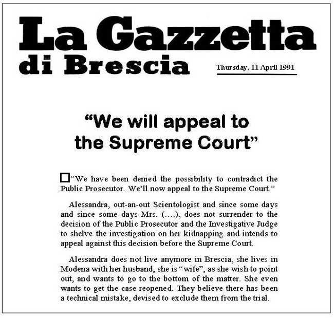 Supreme Court appeal newspaper article